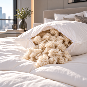 Silk Filled Pillow with Zip